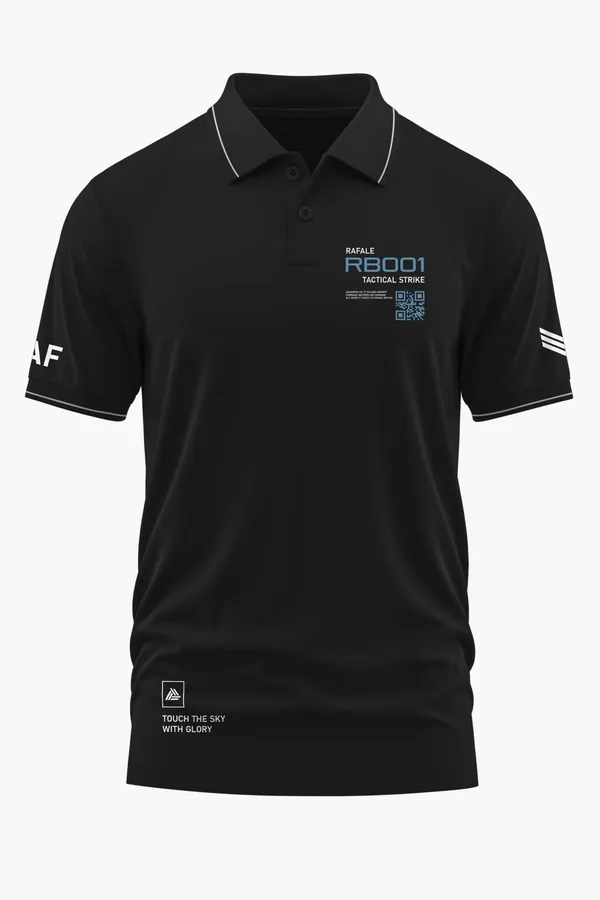 RAFALE_TACTICAL_STRIKE_POLO_T-SHIRT_-_Black,_XXL