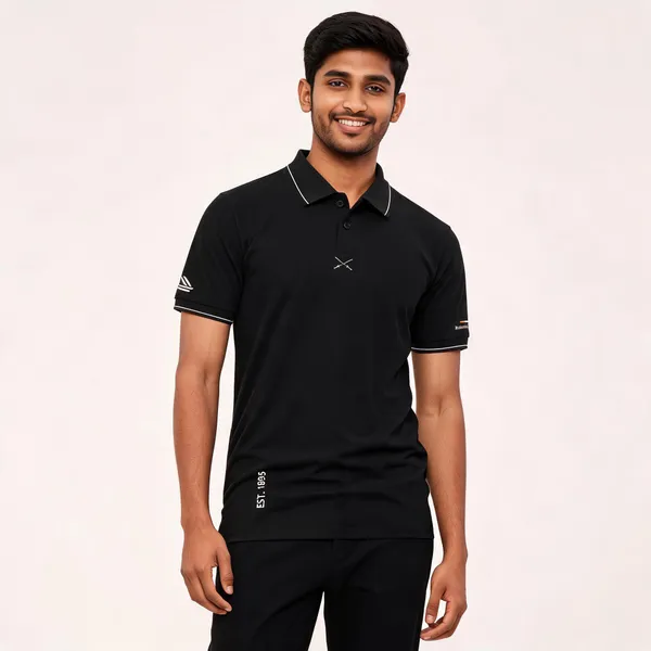 Black_Cotton-Lycra_Regular_Fit_Polo_T-Shirt_For_Men