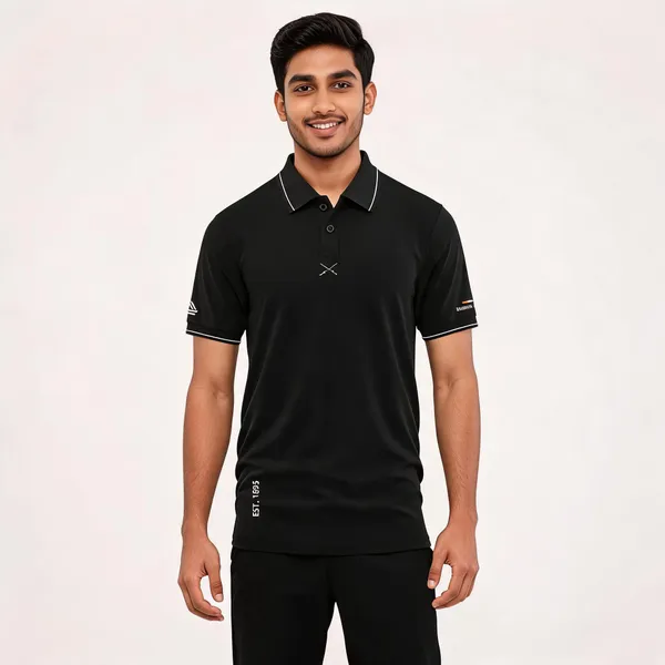 Black_Cotton-Lycra_Regular_Fit_Polo_T-Shirt_For_Men