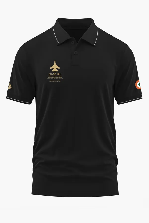 SU-30_MKI_STRIKE_POLO_T-SHIRT_-_Black,_XXL
