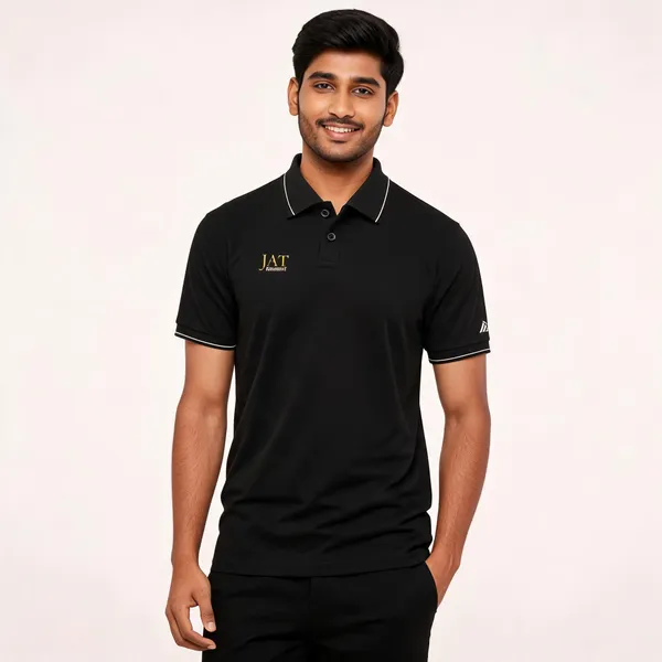 Black_Cotton-Lycra_Regular_Fit_Polo_T-Shirt_For_Men