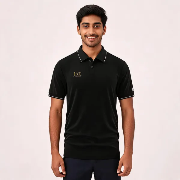 Black_Cotton-Lycra_Regular_Fit_Polo_T-Shirt_For_Men