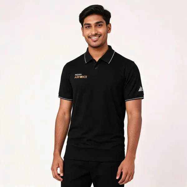 Black_Cotton_Blend_Regular_Fit_Polo_T-Shirt_For_Men