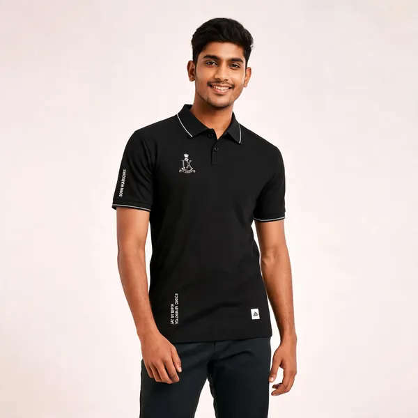 Black_Cotton-Lycra_Regular_Fit_Polo_T-Shirt_For_Men