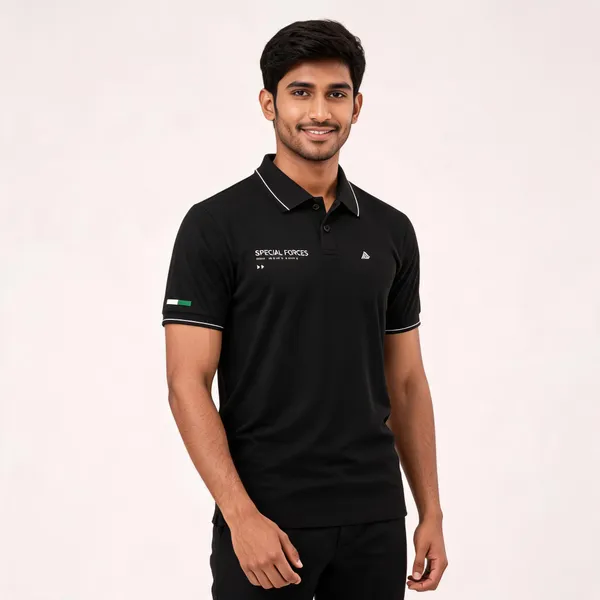 Black_Cotton-Lycra_Regular_Fit_Polo_T-Shirt_For_Men