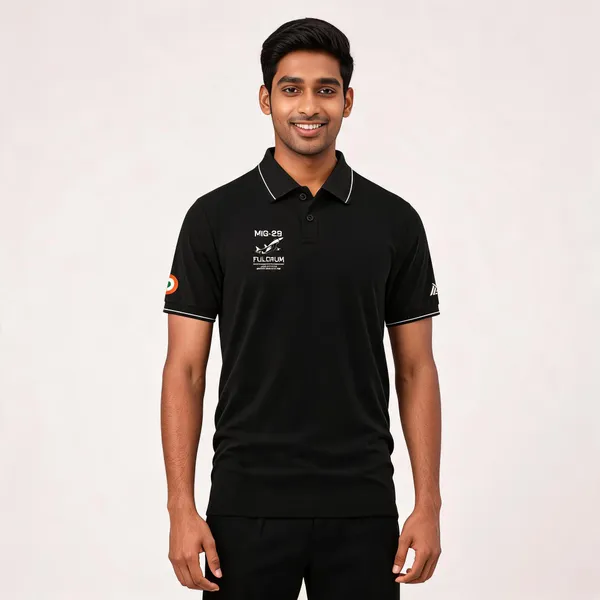 Black_Cotton_Regular_Fit_Mig-29_Fulcrum_Polo_T-Shirt_For_Men