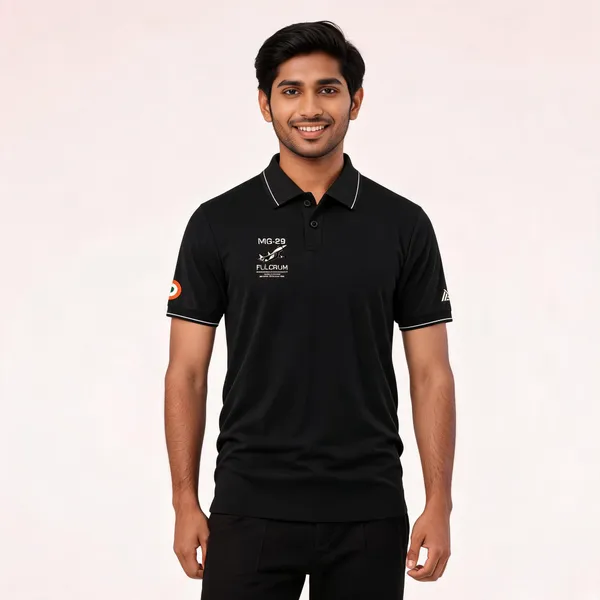 Black_Cotton_Regular_Fit_Mig-29_Fulcrum_Polo_T-Shirt_For_Men