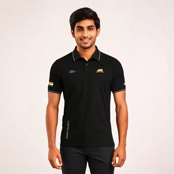 Black_Cotton-Lycra_Regular_Fit_Polo_T-Shirt_For_Men
