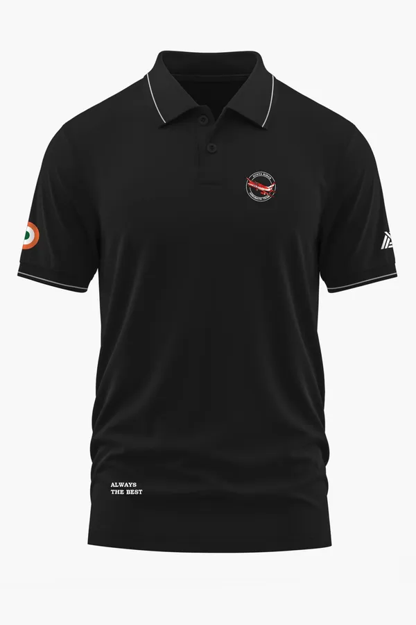 SURYA_KIRAN_AEROBATIC_TEAM_POLO_T-SHIRT_-_Black,_XXL