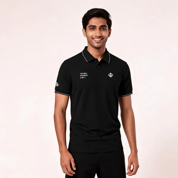 Black_Cotton_Regular_Fit_Sikh_Regiment_Pride_Polo_T-Shirt_For_Men