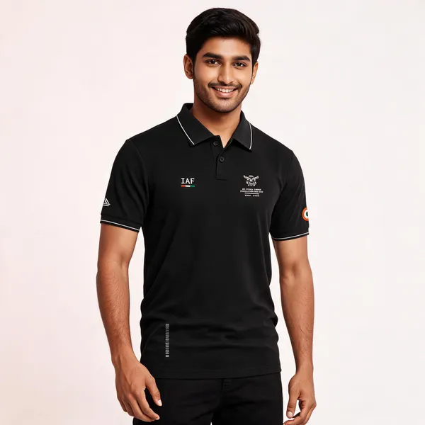 Black_Cotton_Regular_Fit_Air_Defence_Command_Polo_T-Shirt_For_Men