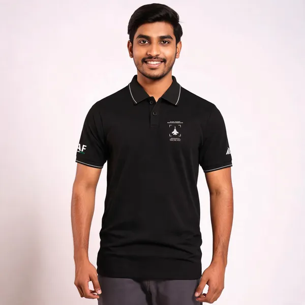 Black_Cotton-Lycra_Regular_Fit_Polo_T-Shirt_For_Men