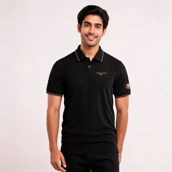 Black_Cotton_Lycra_Regular_Fit_Ladakh_Scouts_Polo_T-Shirt_For_Men