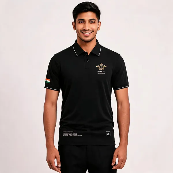 Black_Cotton_Blend_Regular_Fit_Para_Sf_The_Few_Who_Dare_Polo_T-Shirt_For_Men