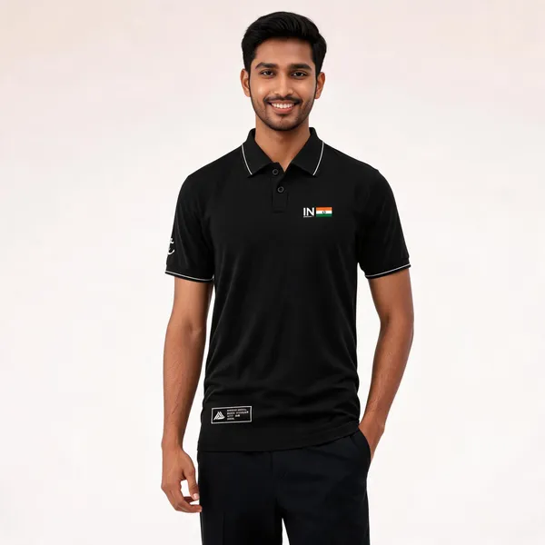 Black_Cotton_Blend_Regular_Fit_Indian_Navy_Core_Polo_T-Shirt_For_Men