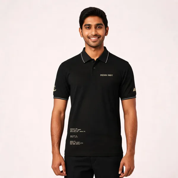 Black_Cotton_Lycra_Regular_Fit_Indian_Navy_Polo_T-Shirt_For_Men