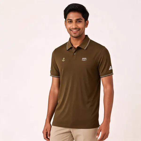 Brown_Cotton_Blend_Regular_Fit_Polo_T-Shirt_For_Men