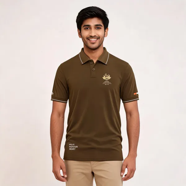 Brown_Cotton_Regular_Fit_Dogra_Regiment_Polo_T-Shirt_For_Men