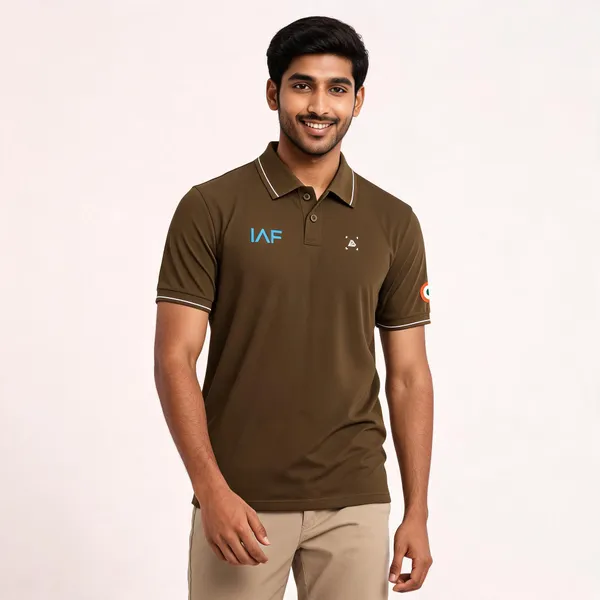 Brown_Cotton_Blend_Regular_Fit_Polo_T-Shirt_For_Men