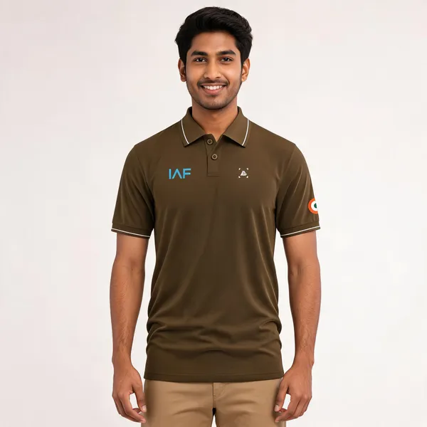 Brown_Cotton_Blend_Regular_Fit_Polo_T-Shirt_For_Men