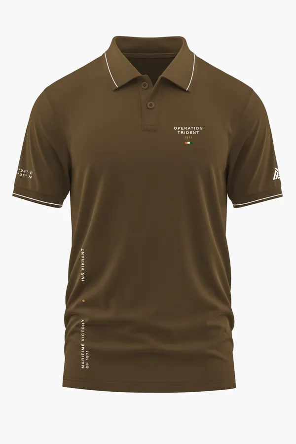 OPERATION_TRIDENT_POLO_T-SHIRT_-_Brown,_XXL