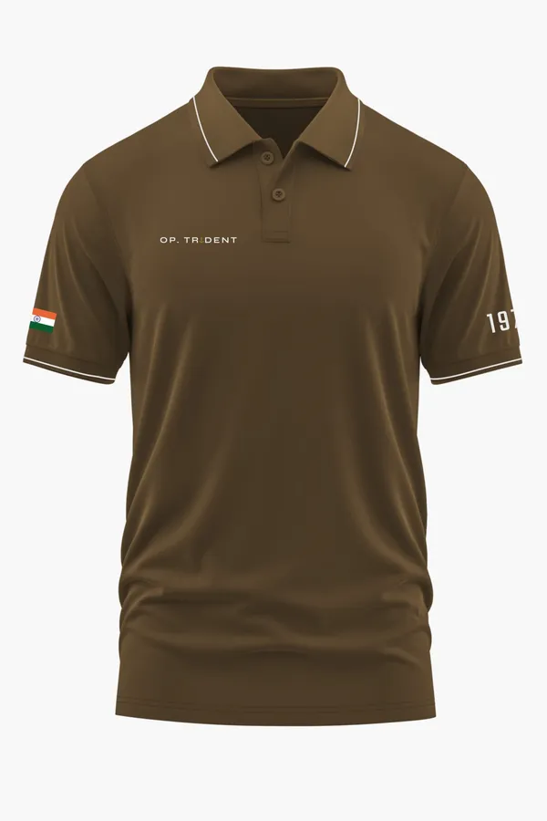 OP._TRIDENT_COMMAND_POLO_T-SHIRT_-_Brown,_XXL