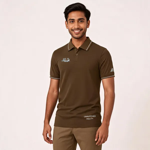 Brown_Cotton_Blend_Regular_Fit_Mig-29_Unmatched_Agility_Polo_T-Shirt_For_Men