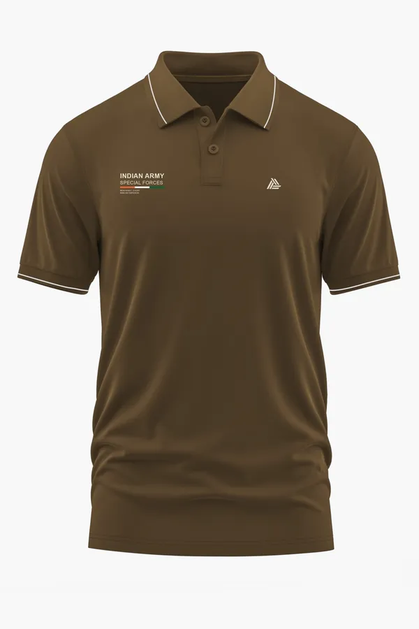 ARMY_SPECIAL_FORCES_POLO_T-SHIRT_-_Brown,_XXL