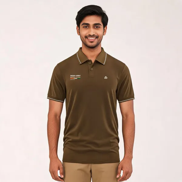 Brown_Cotton_Blend_Regular_Fit_Army_Special_Forces_Polo_T-Shirt_For_Men