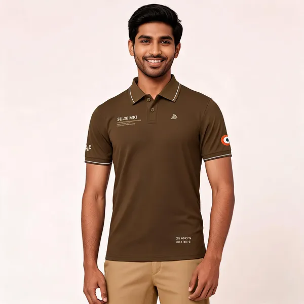 Brown_Cotton-Lycra_Regular_Fit_Su-30_Mki_Polo_T-Shirt_For_Men