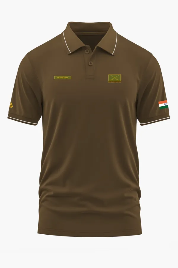 THE_ARMY_CLASSIC_POLO_T-SHIRT_-_Brown,_XXL