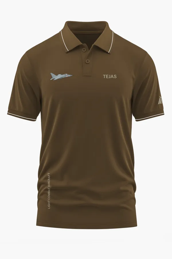 TEJAS_ELITE_EDITION_POLO_T-SHIRT_-_Brown,_XXL