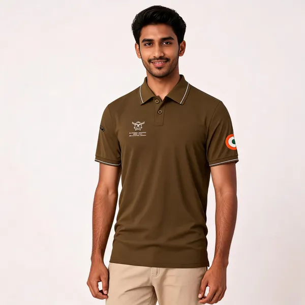 Brown_Cotton-Lycra_Regular_Fit_Polo_T-Shirt_For_Men