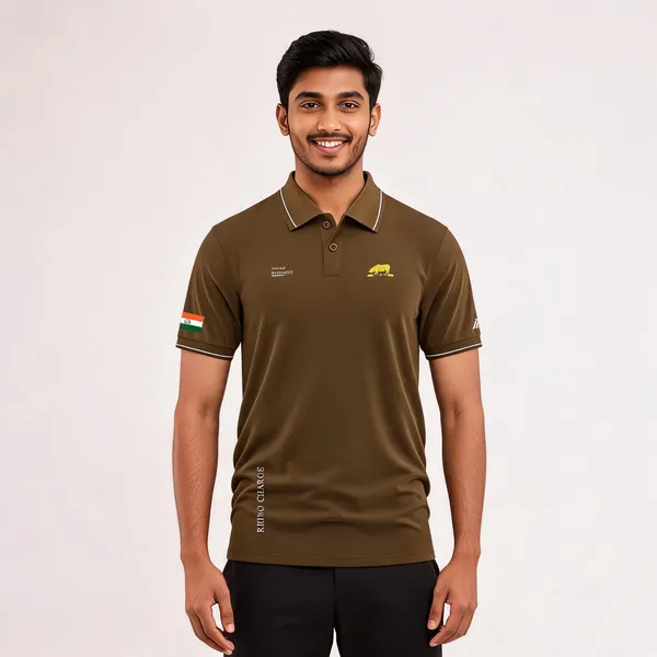 Brown_Cotton-Lycra_Regular_Fit_Assam_Regiment_Polo_T-Shirt_For_Men