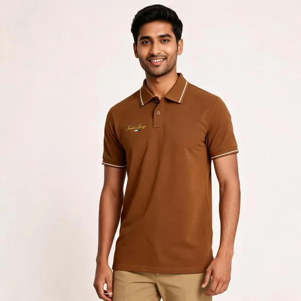 Brown_Cotton-Lycra_Regular_Fit_Indian_Army_Signature_Polo_T-Shirt_For_Men