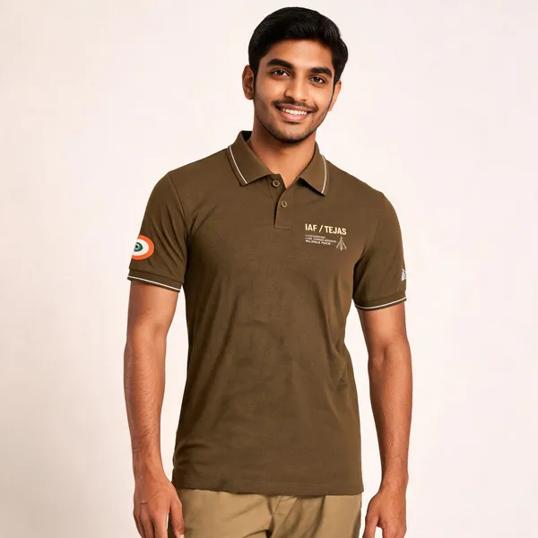 Brown_Cotton_Blend_Regular_Fit_Iaf_Tejas_Polo_T-Shirt_For_Men