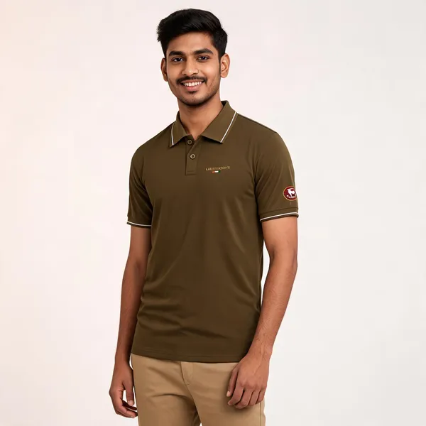 Brown_Cotton_Lycra_Regular_Fit_Ladakh_Scouts_Polo_T-Shirt_For_Men