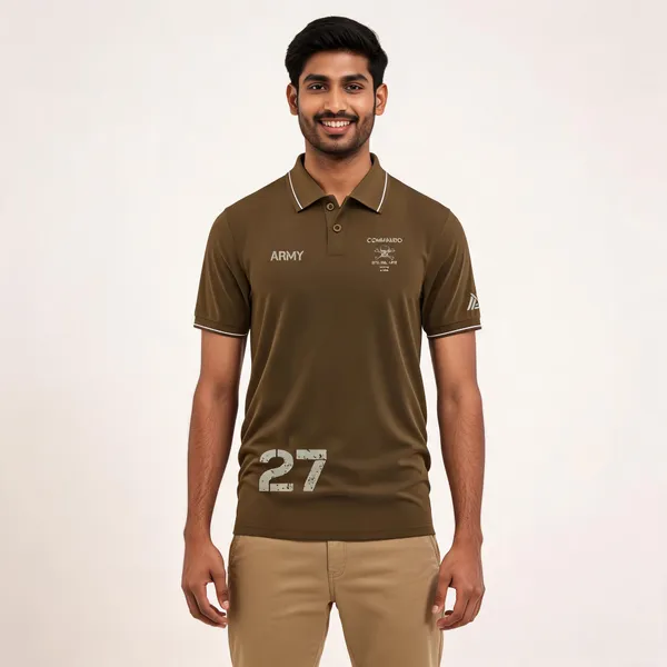 Brown_Cotton_Lycra_Regular_Fit_Commando_Special_Ops_Polo_T-Shirt_For_Men