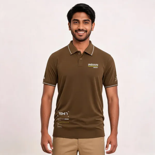 Brown_Cotton-Lycra_Regular_Fit_Indian_Army_Polo_T-Shirt_For_Men