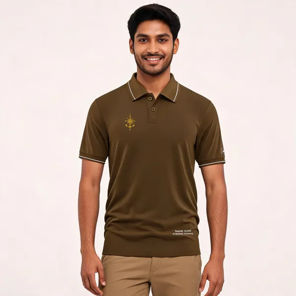Brown_Cotton_Blend_Regular_Fit_Silent_Sentinel_Polo_T-Shirt_For_Men