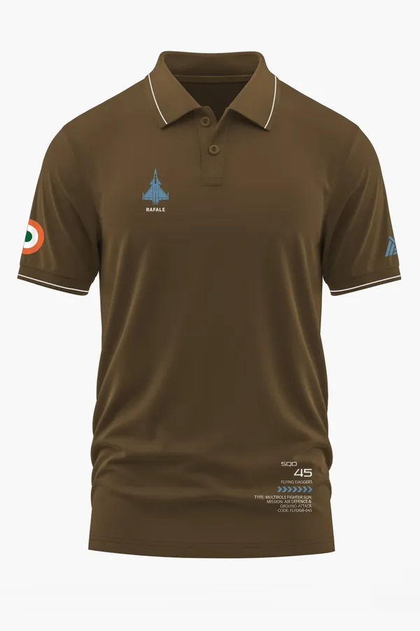 RAFALE_GOLDEN_ARROWS_COTTON_T-SHIRT_-_Brown,_XXL