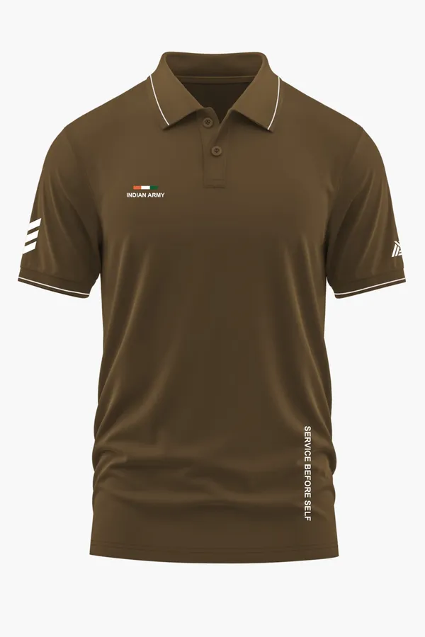 ARMY_CODE_OF_HONOUR_POLO_T-SHIRT_-_Brown,_XXL