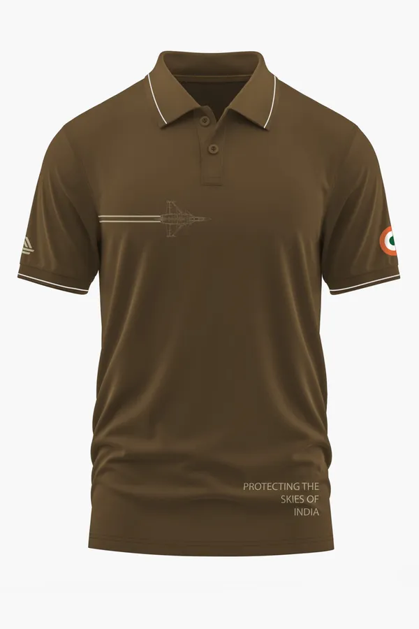 AIRSPACE_GUARDIAN_POLO_T-SHIRT_-_Brown,_XXL