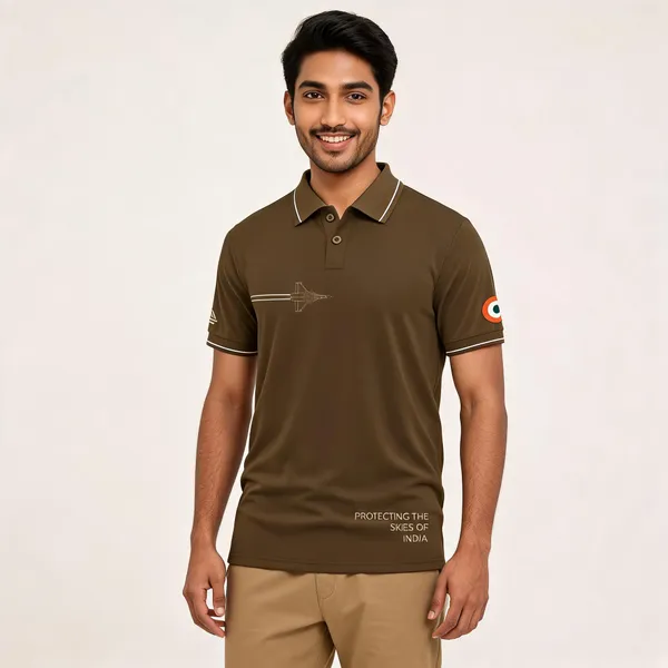 Brown_Cotton_Blend_Regular_Fit_Airspace_Guardian_Polo_T-Shirt_For_Men