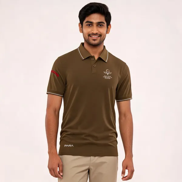 Brown_Cotton_Blend_Regular_Fit_Para_Elite_Core_Polo_T-Shirt_For_Men
