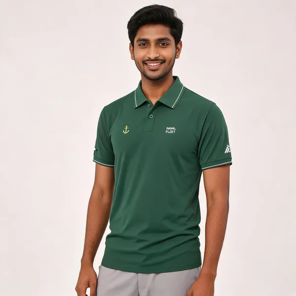 Green_Cotton_Lycra_Regular_Fit_Polo_T-Shirt_For_Men