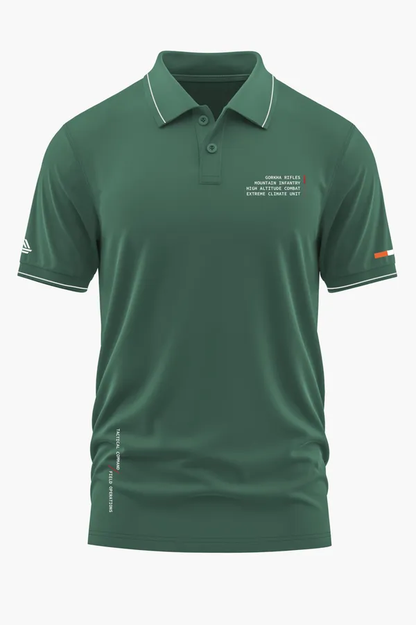 GORKHA_RIFLES_TACTICAL_POLO_T-SHIRT_-_Green,_XXL