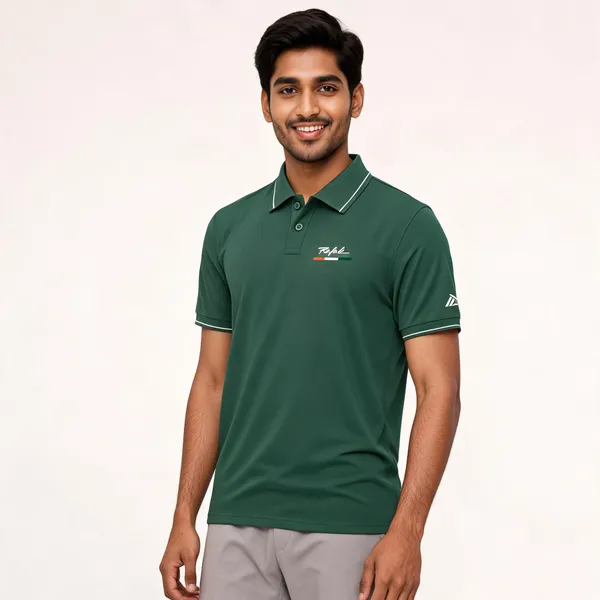 Green_Cotton_Blend_Regular_Fit_Rafale_India_Polo_T-Shirt_For_Men