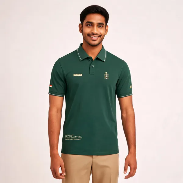 Green_Cotton_Blend_Regular_Fit_Polo_T-Shirt_For_Men