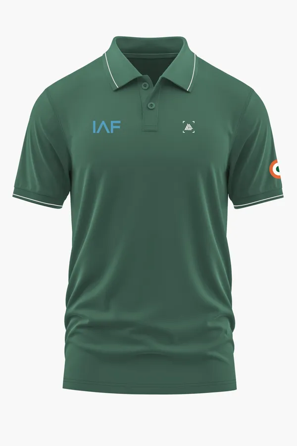 IAF_PRESTIGE_POLO_T-SHIRT_-_Green,_XXL